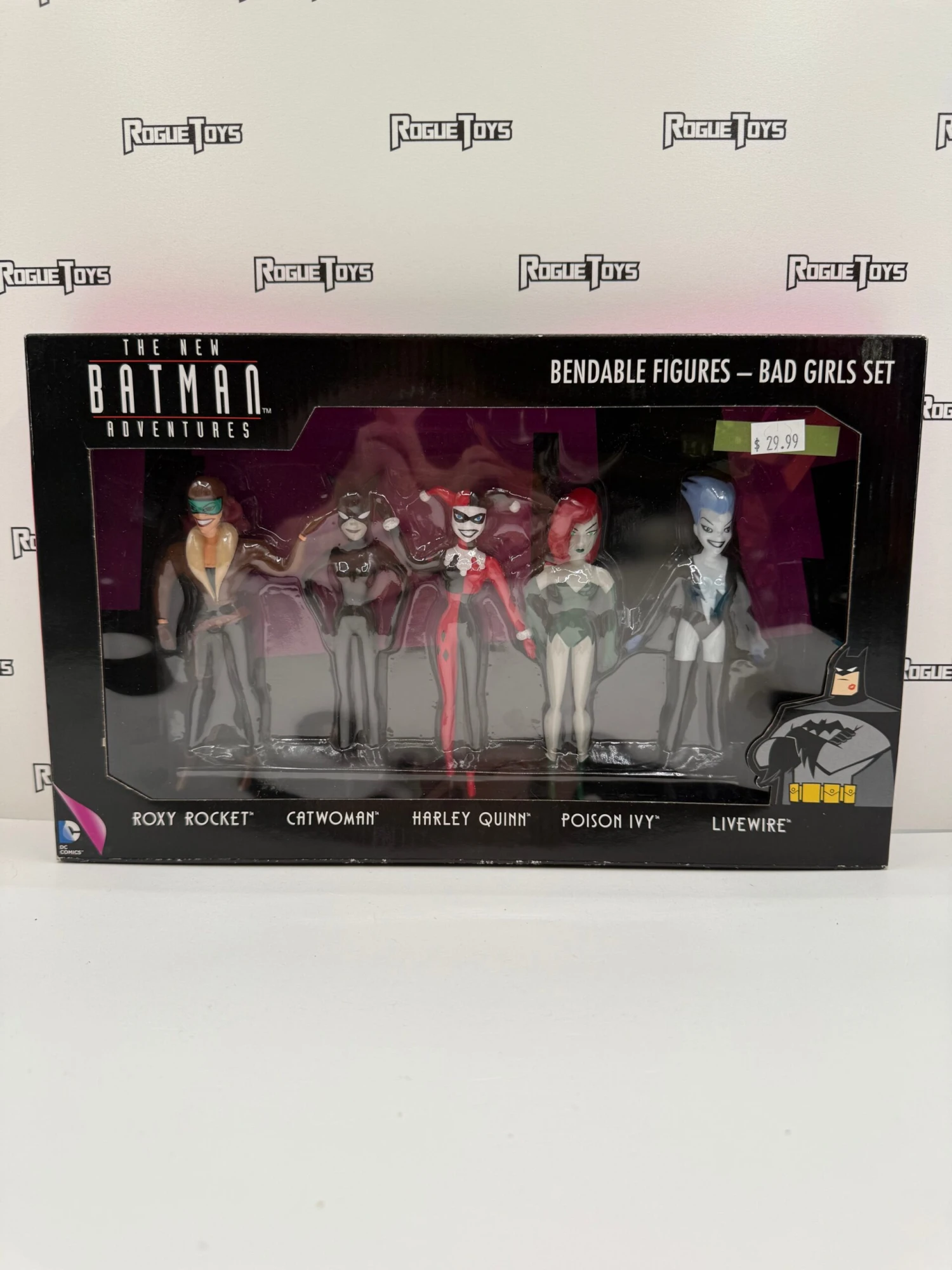 Las Vegas East DC Comics The New Batman Adventures Bendable Figures Bad Girls Set / Roxy Rocket / Catwoman / Harley Quinn / Poison Ivy / Livewire 3 Las Vegas East DC Comics The New Batman Adventures Bendable Figures Bad Girls Set / Roxy Rocket / Catwoman / Harley Quinn / Poison Ivy / Livewire