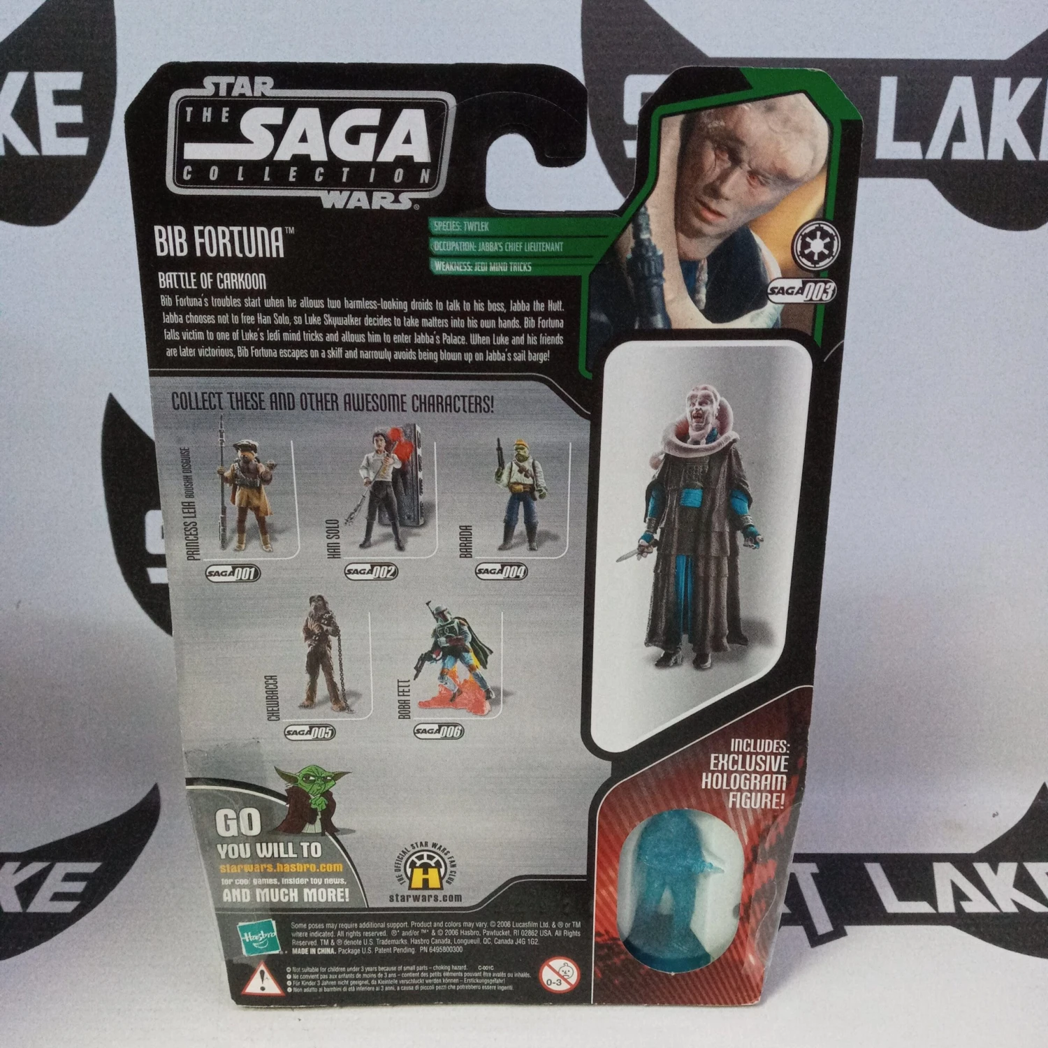 Salt Lake City Hasbro Star Wars The Saga Collection ROTJ Bib Fortuna 4 Salt Lake City Hasbro Star Wars The Saga Collection ROTJ Bib Fortuna - Image 2