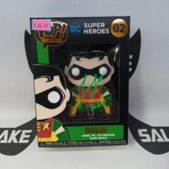 Las Vegas West Funko Pop! Pin DC Super Heroes Robin #02 (Signed By Loren Lester)