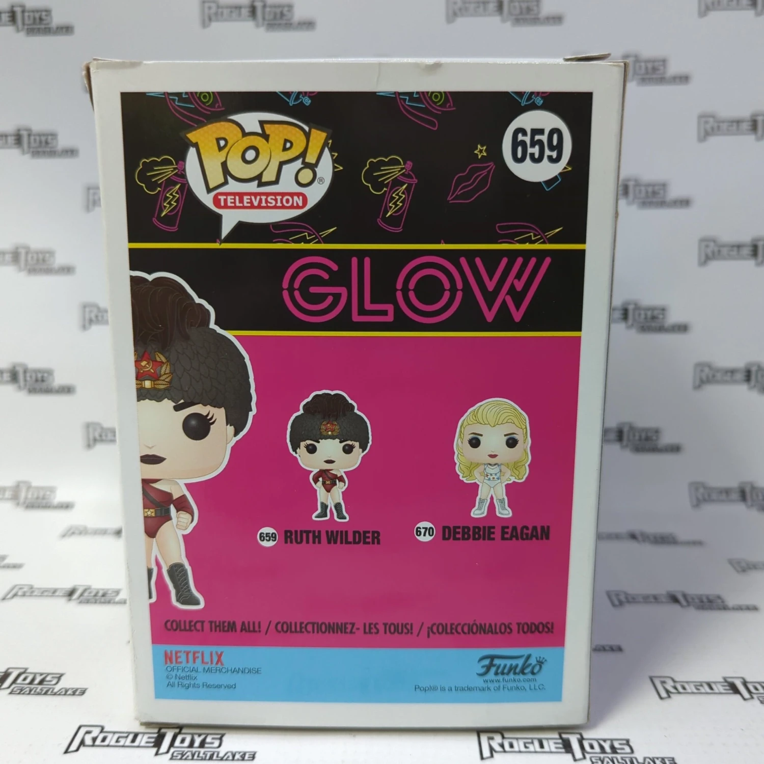 Salt Lake City Funko POP! Television GLOW Ruth Wilder 659 5 Salt Lake City Funko POP! Television GLOW Ruth Wilder 659 - Image 3