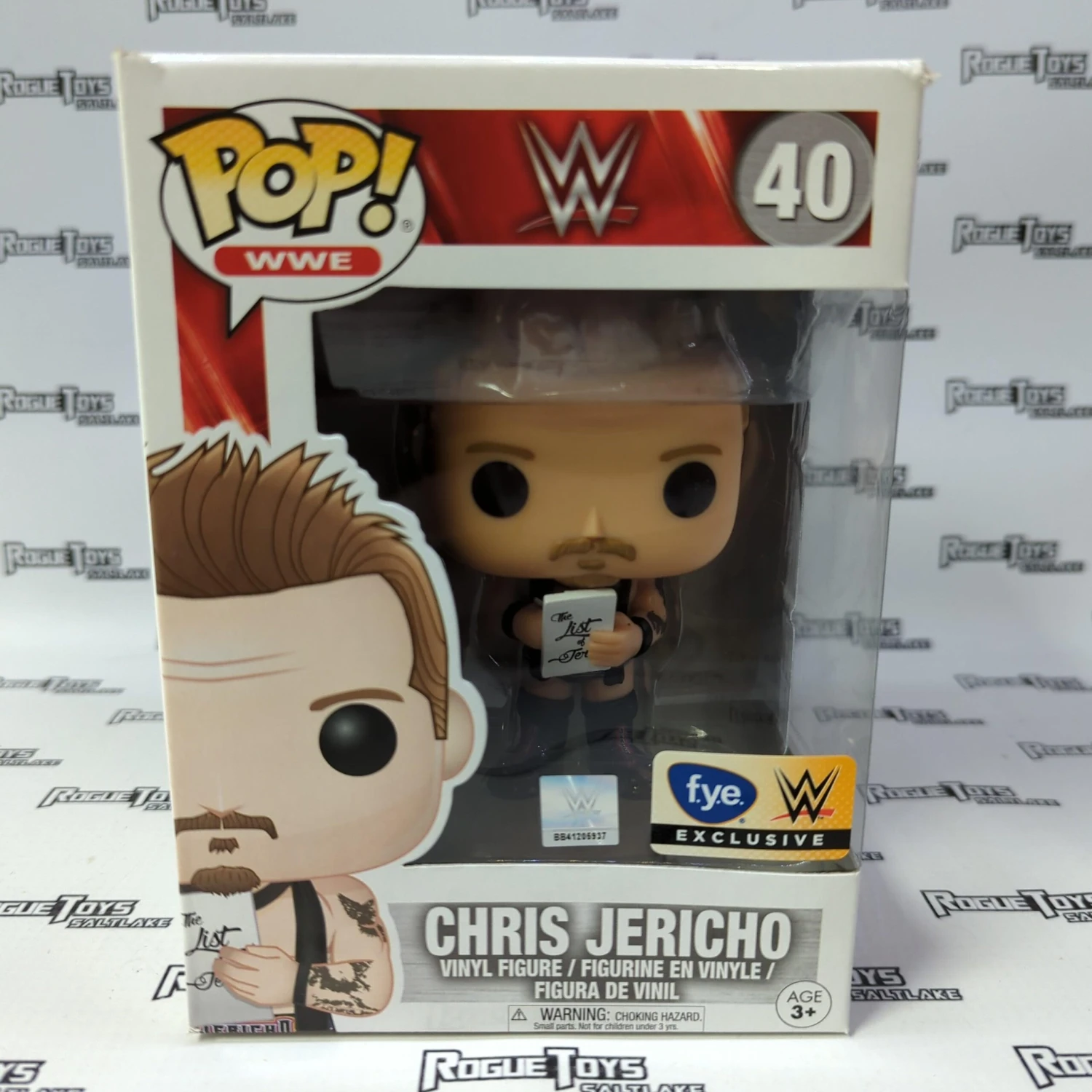 Salt Lake City Funko POP! WWE Chris Jericho (FYE Exclusive) 40 3 Salt Lake City Funko POP! WWE Chris Jericho (FYE Exclusive) 40