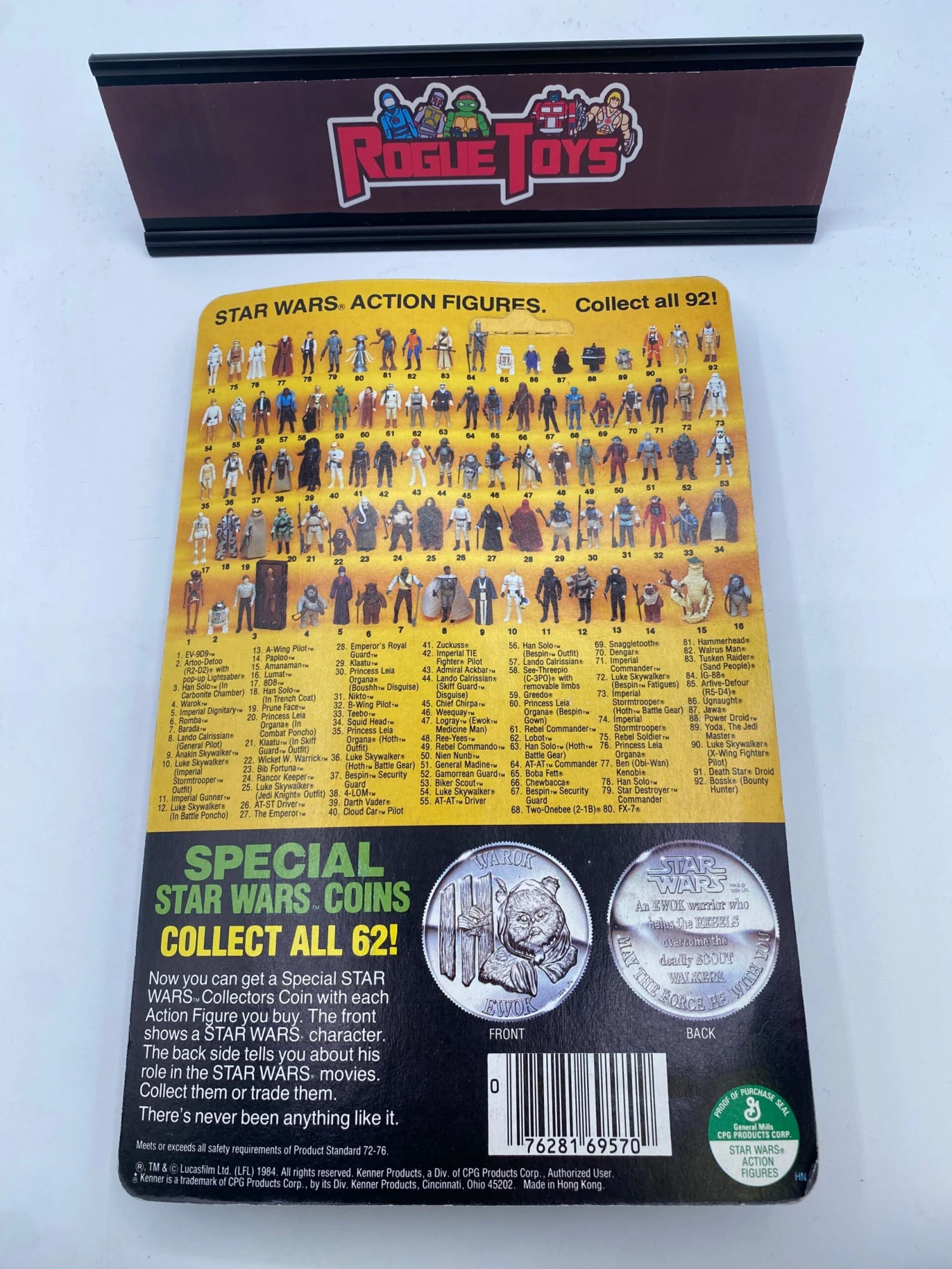 Las Vegas Downtown Kenner 1984 Star Wars The Power Of The Force Special Collectors Coin Romba 4 Las Vegas Downtown Kenner 1984 Star Wars The Power Of The Force Special Collectors Coin Romba - Image 2