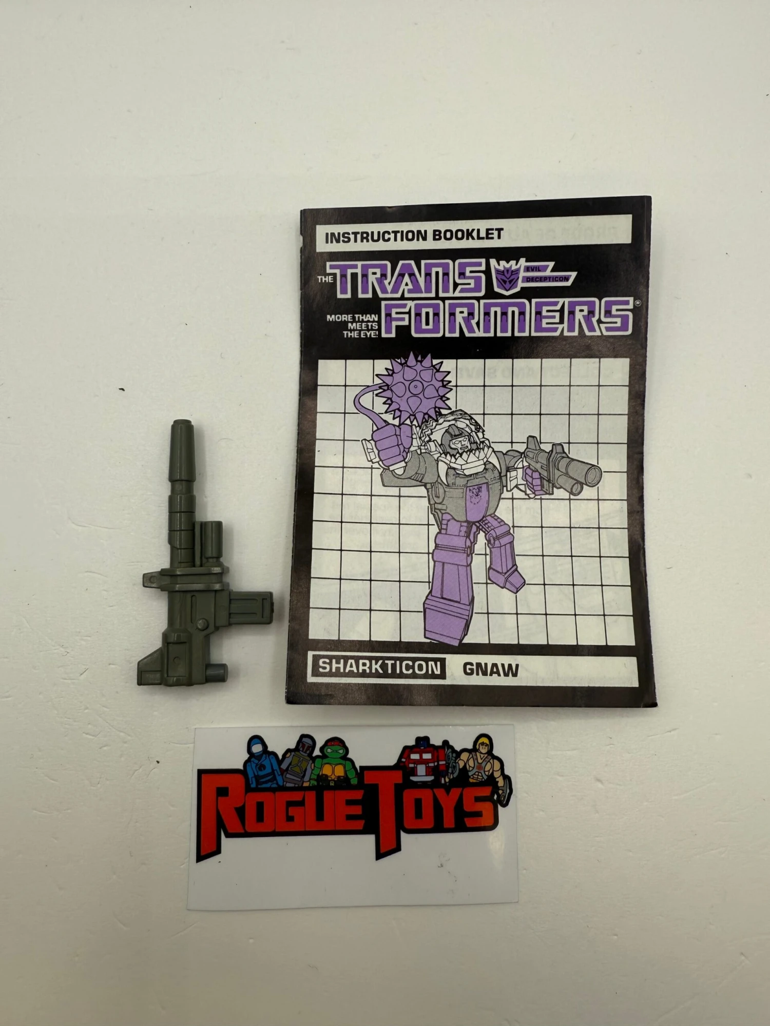 Las Vegas West Hasbro Transformers G1 Decepticon Gnaw (Missing Tail) 5 Las Vegas West Hasbro Transformers G1 Decepticon Gnaw (Missing Tail) - Image 3