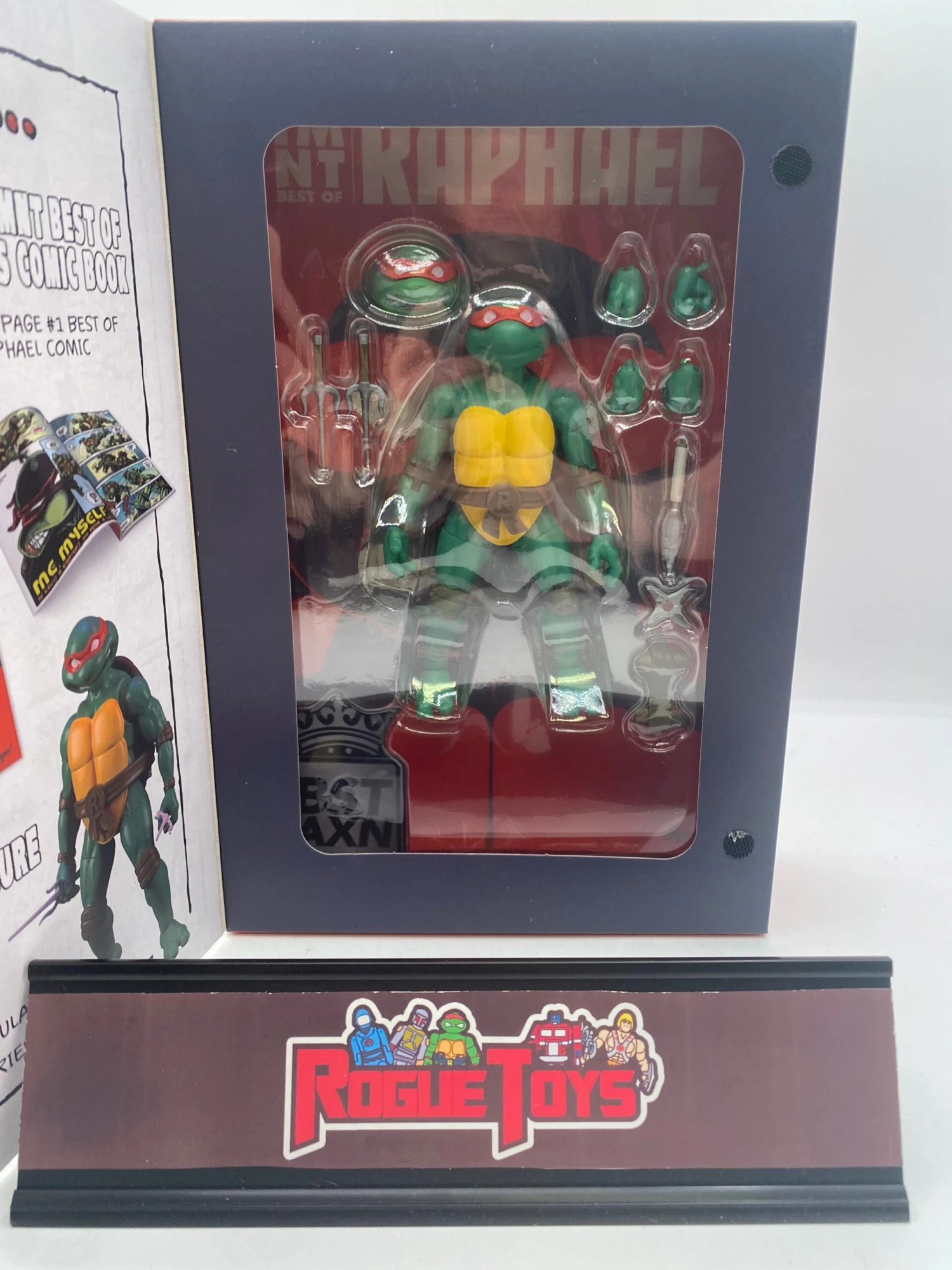 Las Vegas West BST AXN Teenage Mutant Ninja Turtles Raphael Comic Book + Action Figure 5 Las Vegas West BST AXN Teenage Mutant Ninja Turtles Raphael Comic Book + Action Figure - Image 3