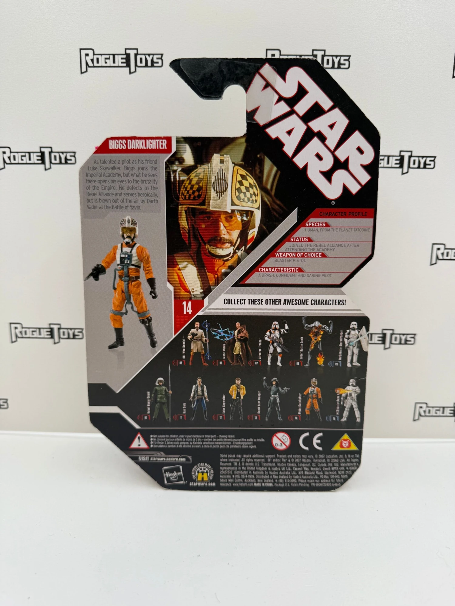 Las Vegas West Hasbro Star Wars: A New Hope Rebel Pilot Biggs Darklighter 4 Las Vegas West Hasbro Star Wars: A New Hope Rebel Pilot Biggs Darklighter - Image 2