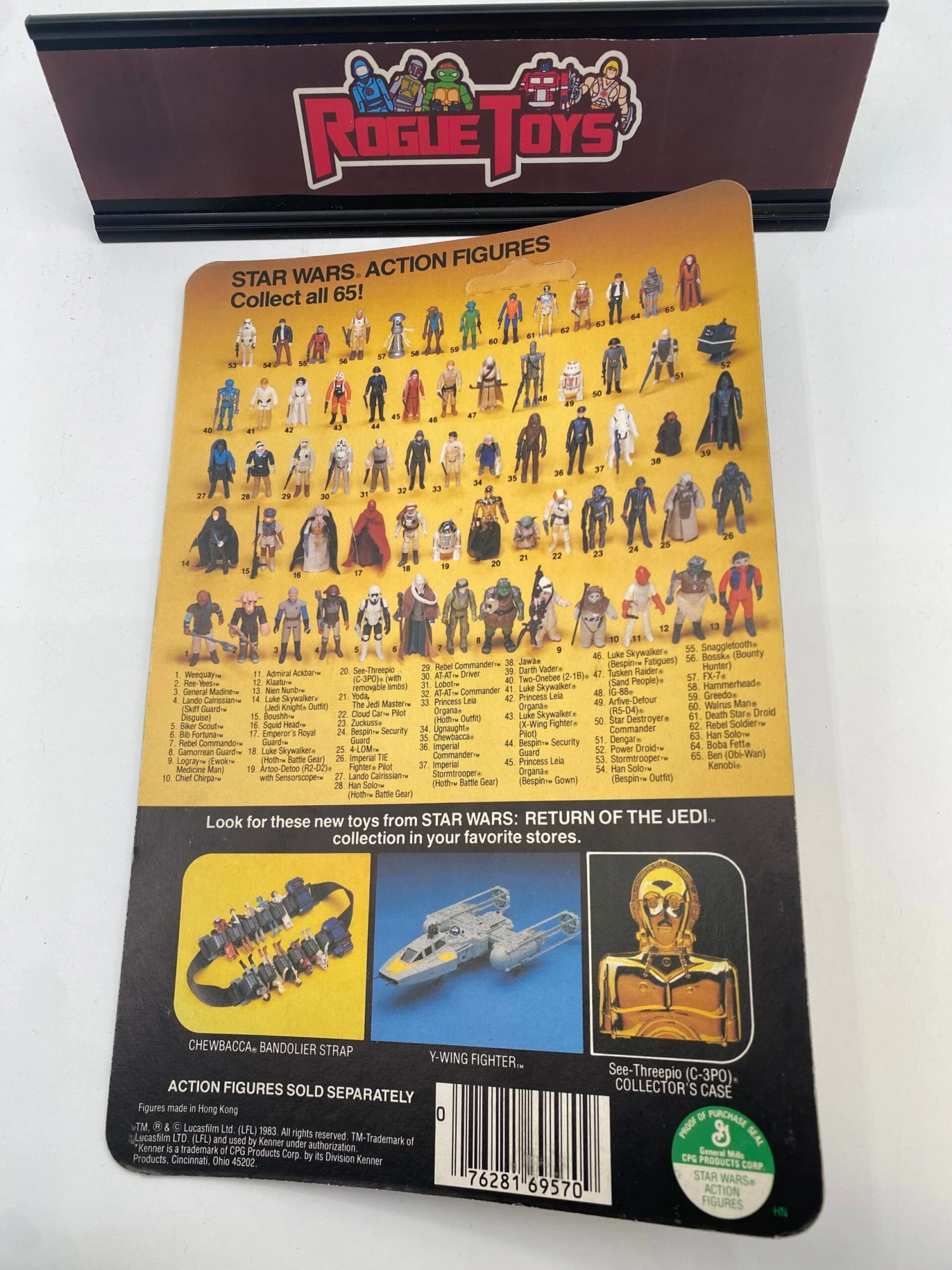 Las Vegas West Kenner 1983 Star Wars: Return Of The Jedi Admiral Ackbar 4 Las Vegas West Kenner 1983 Star Wars: Return Of The Jedi Admiral Ackbar - Image 2