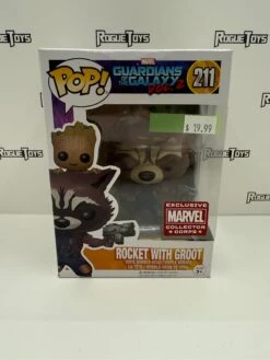 Las Vegas West Funko POP! Marvel Guardians Of The Galaxy Vol. 2 Rocket With Groot (Marvel Collector Corps Exclusive) -Galaxy Collectible 757A5DF1 9181 4782 BB92 5741F8BEBFFE