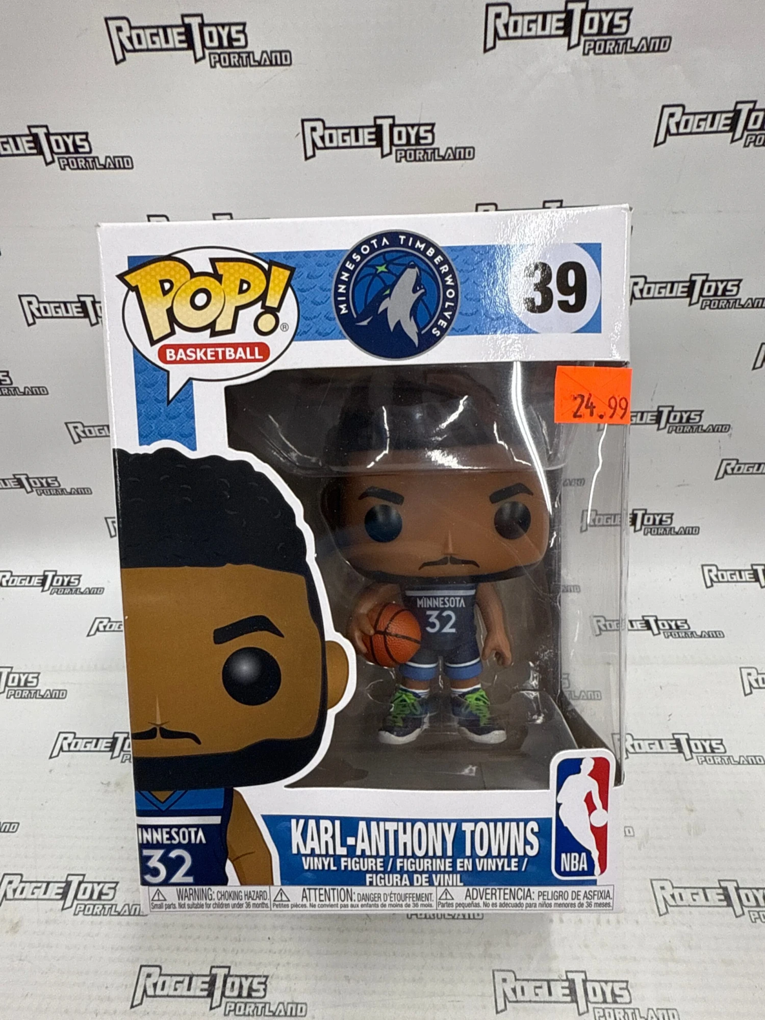 Rogue Toys Portland Funko POP! Basketball Timberwolves Karl Anthony-Towns 3 Rogue Toys Portland Funko POP! Basketball Timberwolves Karl Anthony-Towns