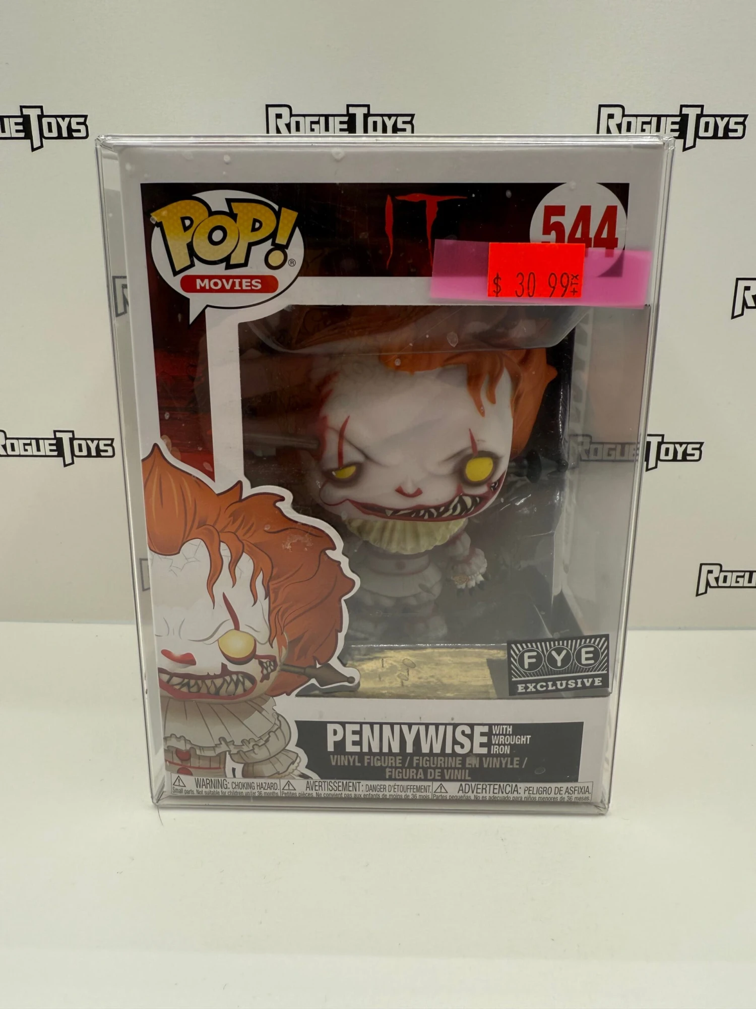 Las Vegas Downtown Funko POP! Movies It Pennywise With Wrought Iron (FYE Exclusive) 3 Las Vegas Downtown Funko POP! Movies It Pennywise With Wrought Iron (FYE Exclusive)