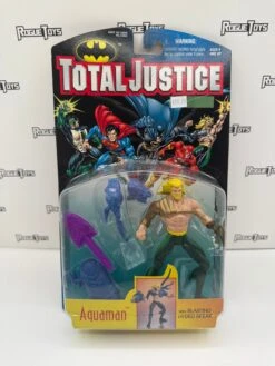 Las Vegas Downtown Kenner Batman Total Justice Aquaman With Blasting Hydro Spear