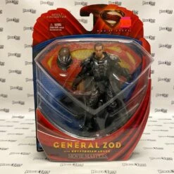 Las Vegas West Mattel DC Comics Movie Masters Man Of Steel General Zod With Kryptonian Armor