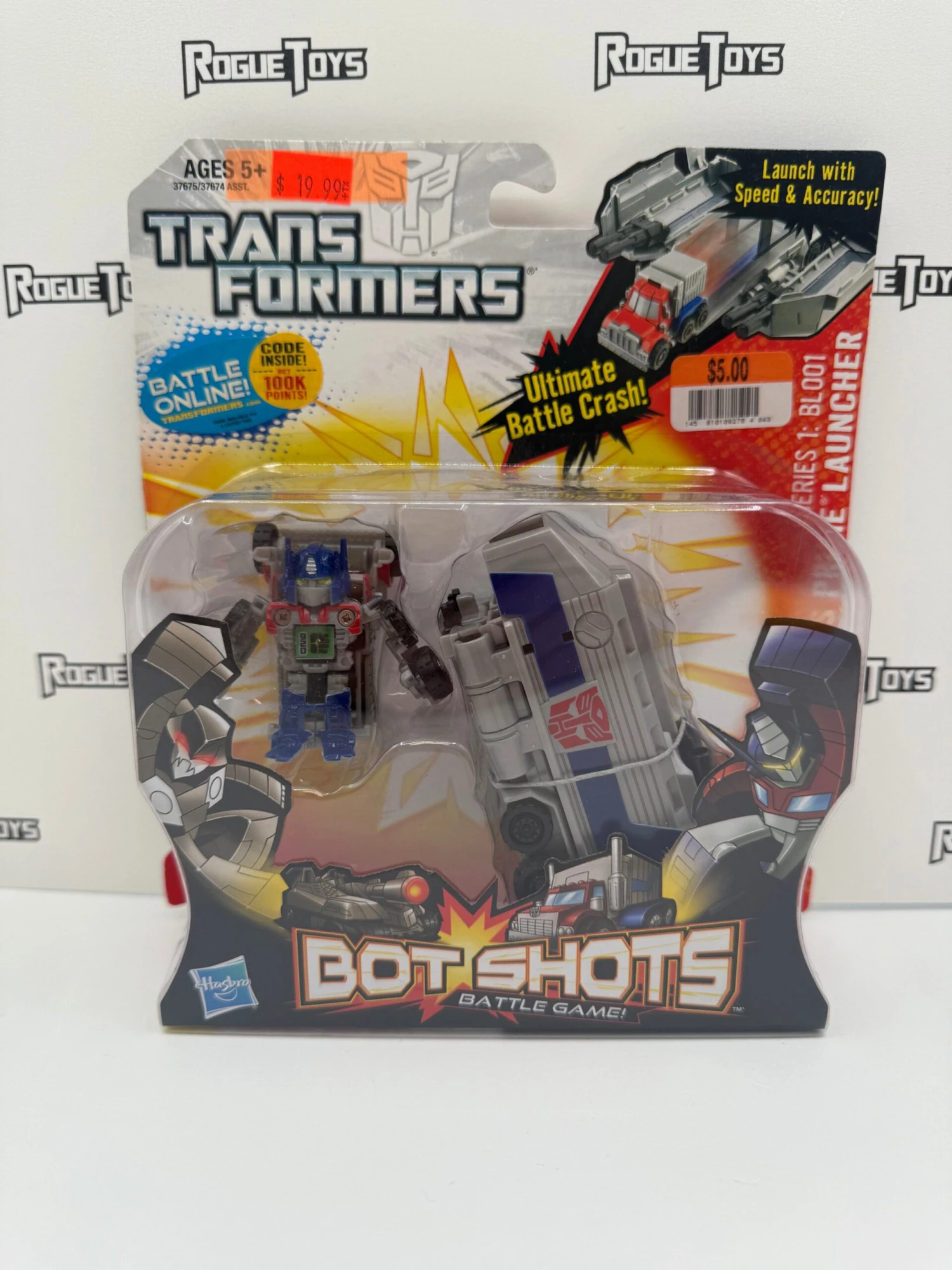 Las Vegas East Hasbro Transformers Bot Shots Bot Shot Launchers Autobot Optimus Prime With Trailer Launcher 3 Las Vegas East Hasbro Transformers Bot Shots Bot Shot Launchers Autobot Optimus Prime With Trailer Launcher