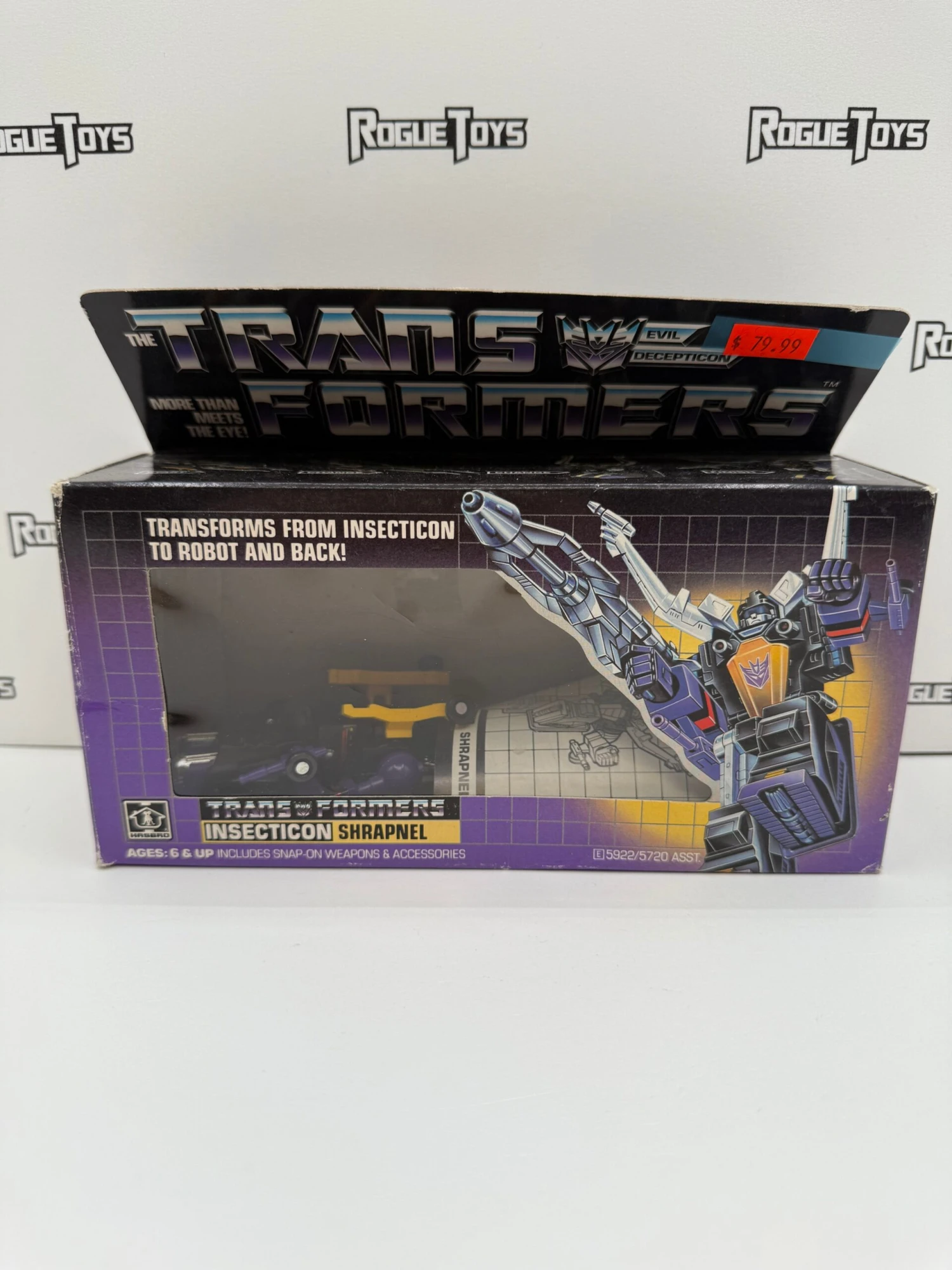 Las Vegas West Hasbro Transformers G1 Insecticons Decepticon Shrapnel 3 Las Vegas West Hasbro Transformers G1 Insecticons Decepticon Shrapnel