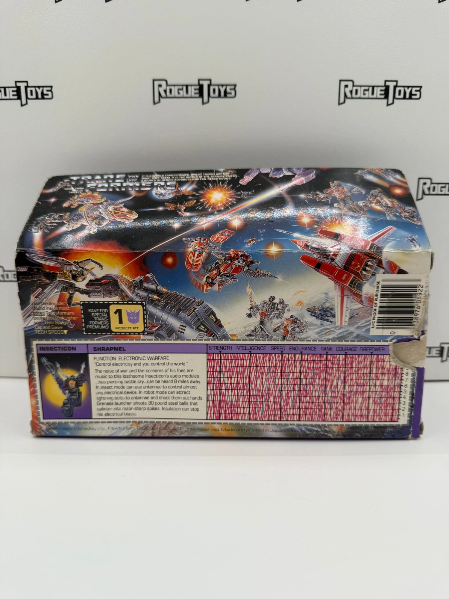 Las Vegas West Hasbro Transformers G1 Insecticons Decepticon Shrapnel 4 Las Vegas West Hasbro Transformers G1 Insecticons Decepticon Shrapnel - Image 2