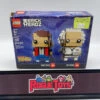 Las Vegas West Lego Brick Headz Back To The Future Marty McFly & Doc Brown (Opened, Damaged Box) (Sealed Bags W/ Instructions)