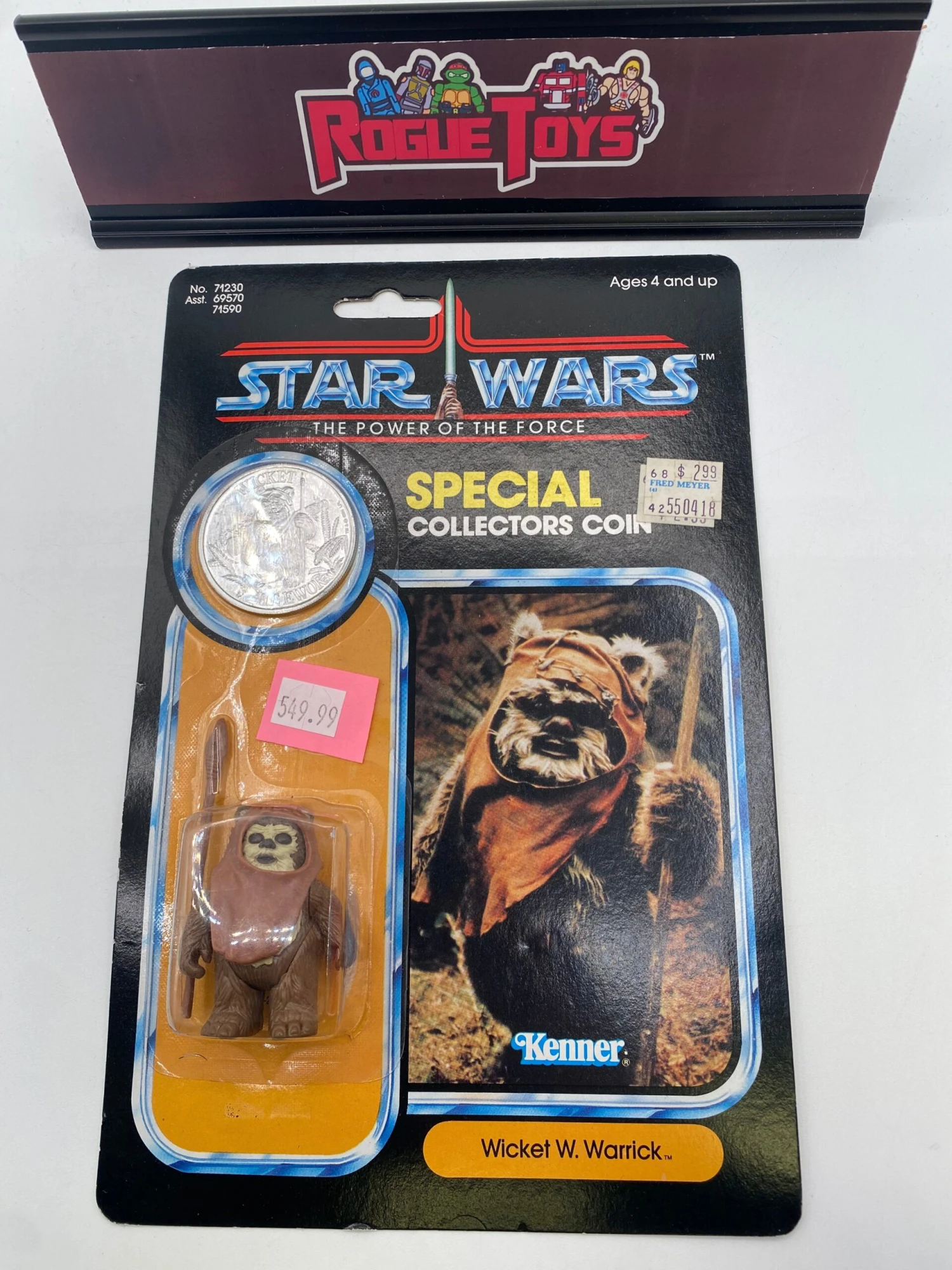 Las Vegas Downtown Kenner 1984 Star Wars The Power Of The Force Special Collectors Coin Wicket W. Warrick 3 Las Vegas Downtown Kenner 1984 Star Wars The Power Of The Force Special Collectors Coin Wicket W. Warrick