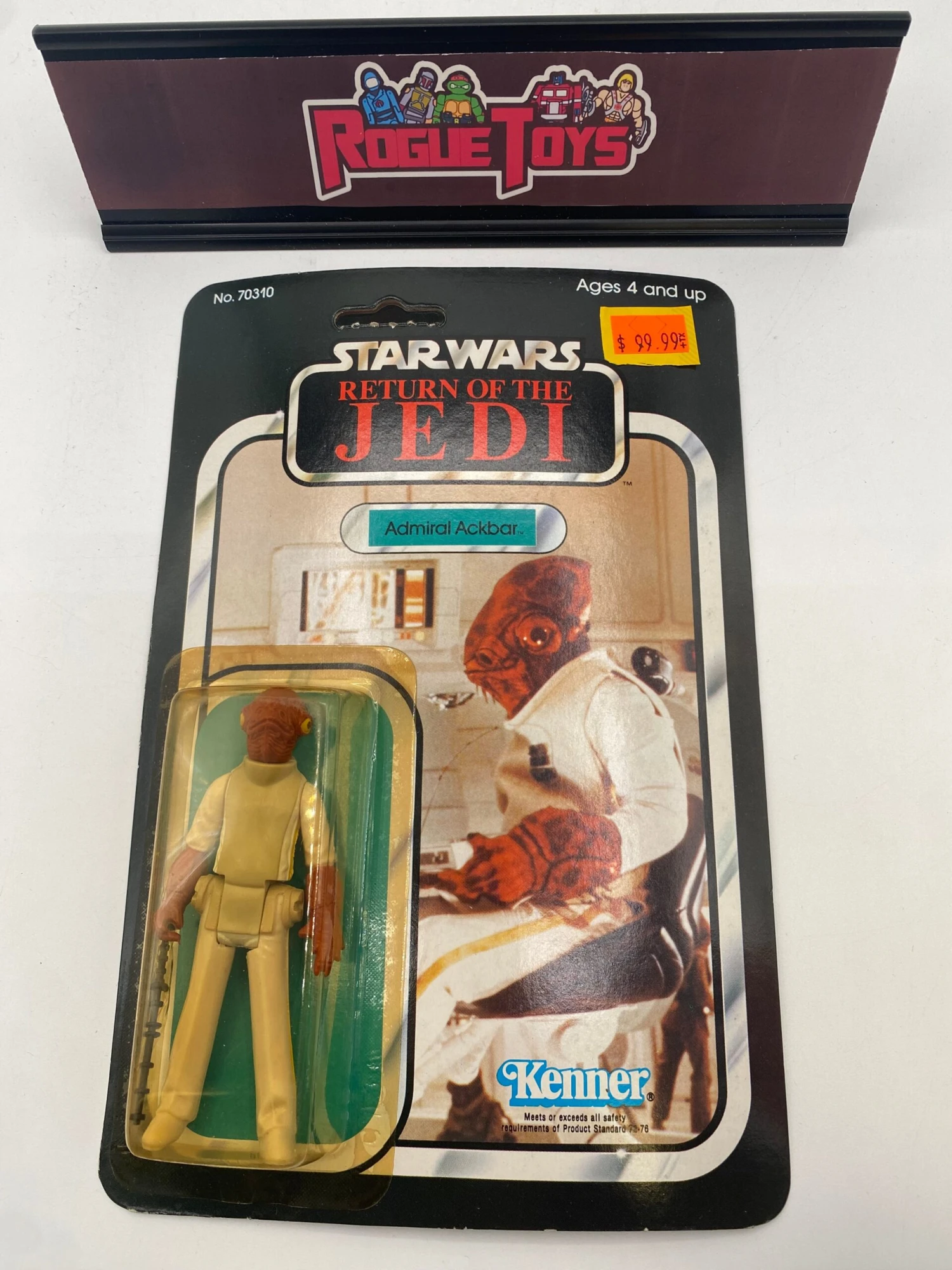 Las Vegas West Kenner 1983 Star Wars: Return Of The Jedi Admiral Ackbar 3 Las Vegas West Kenner 1983 Star Wars: Return Of The Jedi Admiral Ackbar