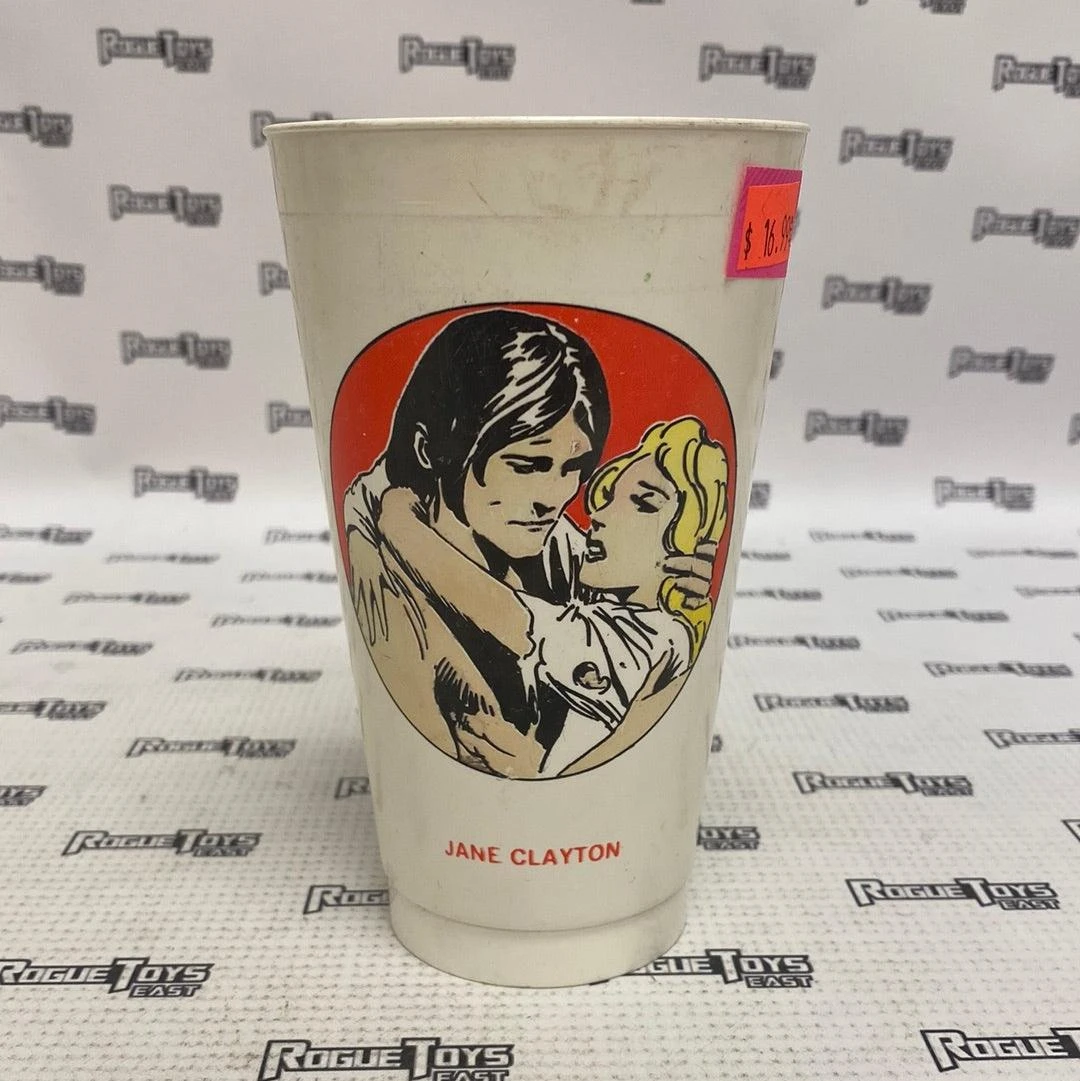Las Vegas East 1973 7-Eleven Slurpee Cup DC Comics Tarzan & Jane Clayton 3 Las Vegas East 1973 7-Eleven Slurpee Cup DC Comics Tarzan & Jane Clayton