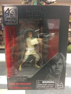 Las Vegas West Star Wars 40th Anniversary The Black Series Luke Skywalker Titanium Series