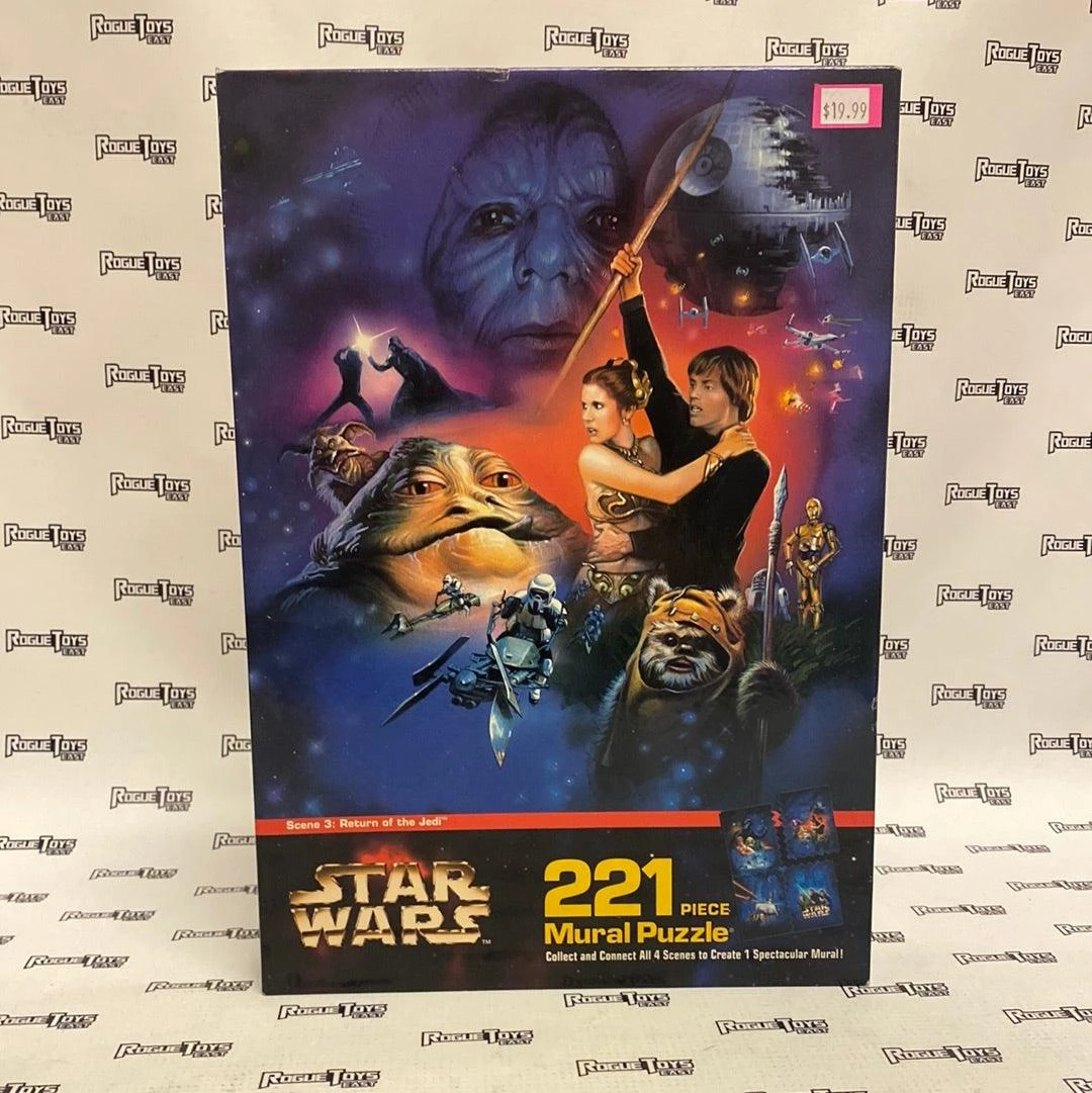Las Vegas West MB Puzzle Star Wars 221 Piece Mural Puzzle Scene 3: Return Of The Jedi 3 Las Vegas West MB Puzzle Star Wars 221 Piece Mural Puzzle Scene 3: Return Of The Jedi