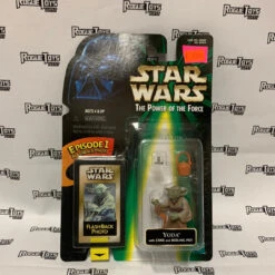 Las Vegas West HASBRO - STAR WARS POWER OF THE FORCE - YODA WITH CANE AND BOILING POT