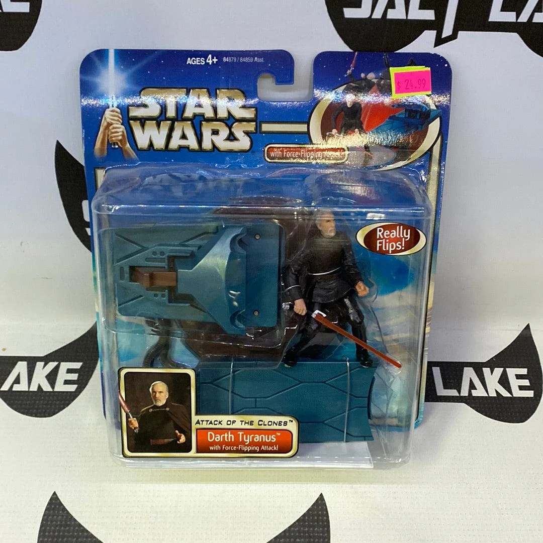 Salt Lake City Hasbro Star Wars Episode 2 Darth Tyranus With Force Flipping Attack 3 Salt Lake City Hasbro Star Wars Episode 2 Darth Tyranus With Force Flipping Attack