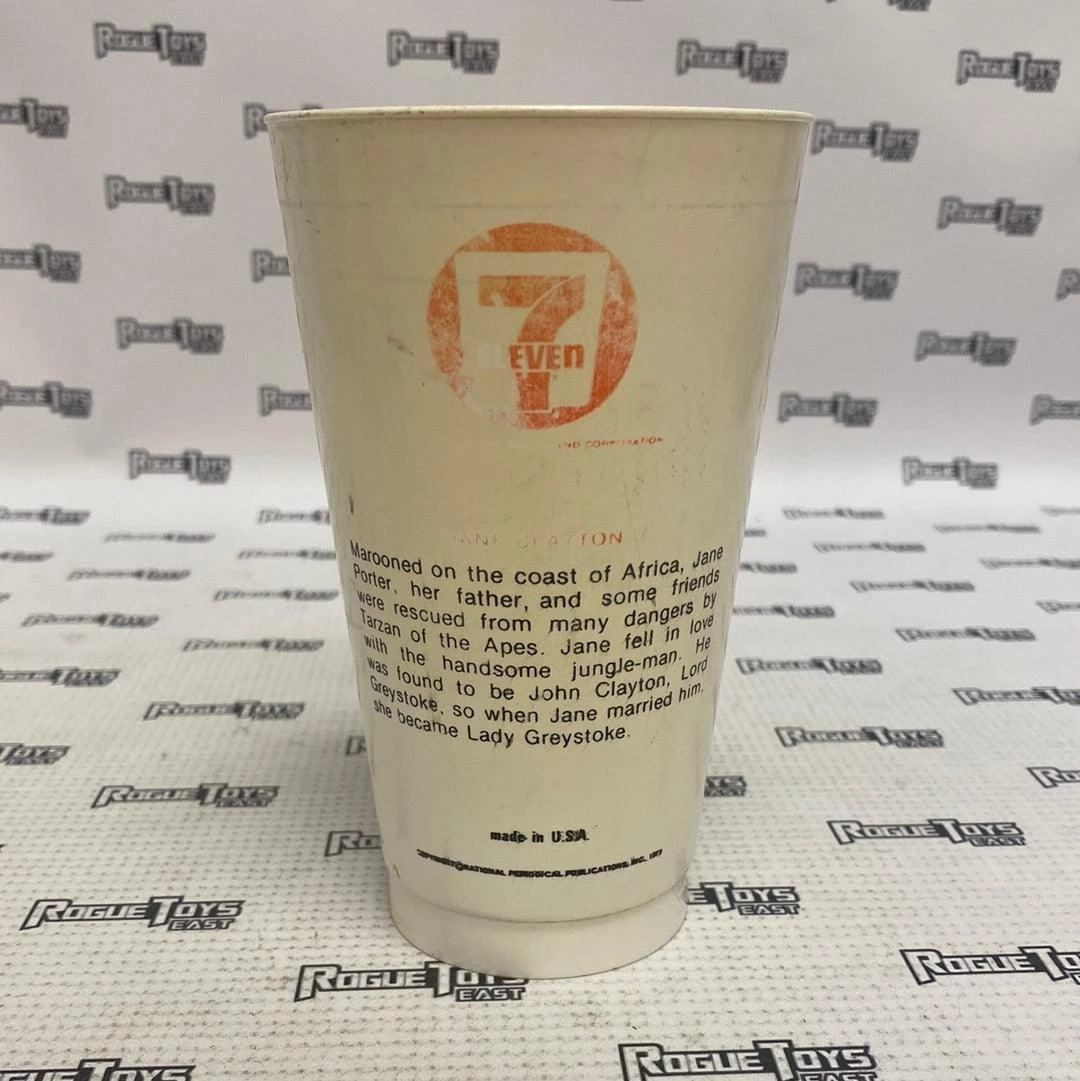Las Vegas East 1973 7-Eleven Slurpee Cup DC Comics Tarzan & Jane Clayton 4 Las Vegas East 1973 7-Eleven Slurpee Cup DC Comics Tarzan & Jane Clayton - Image 2