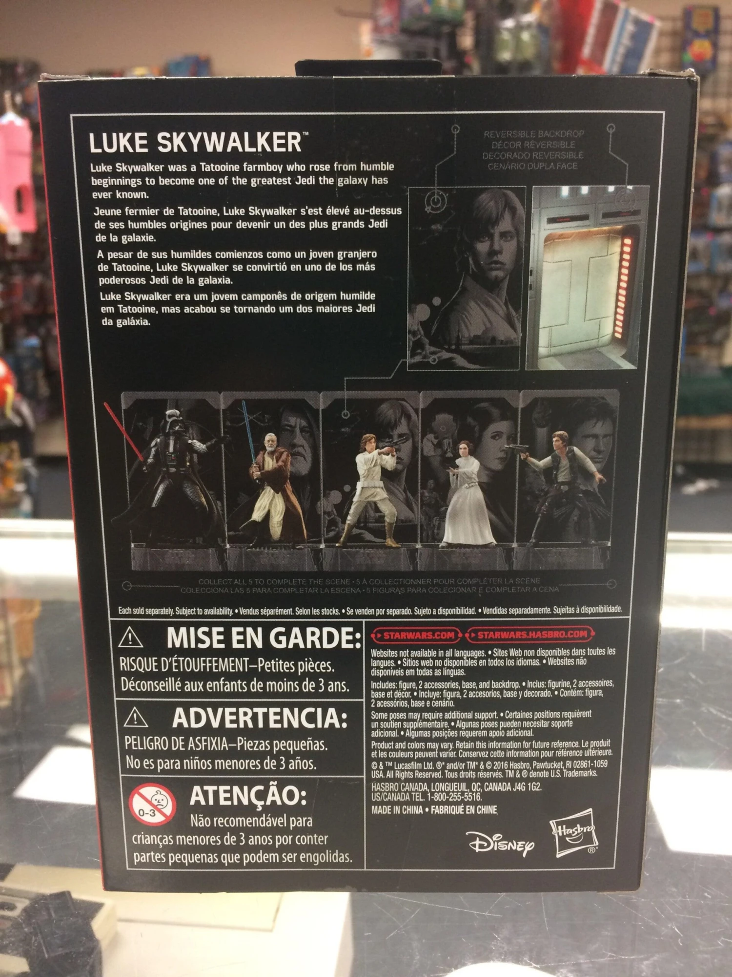 Las Vegas West Star Wars 40th Anniversary The Black Series Luke Skywalker Titanium Series 4 Las Vegas West Star Wars 40th Anniversary The Black Series Luke Skywalker Titanium Series - Image 2