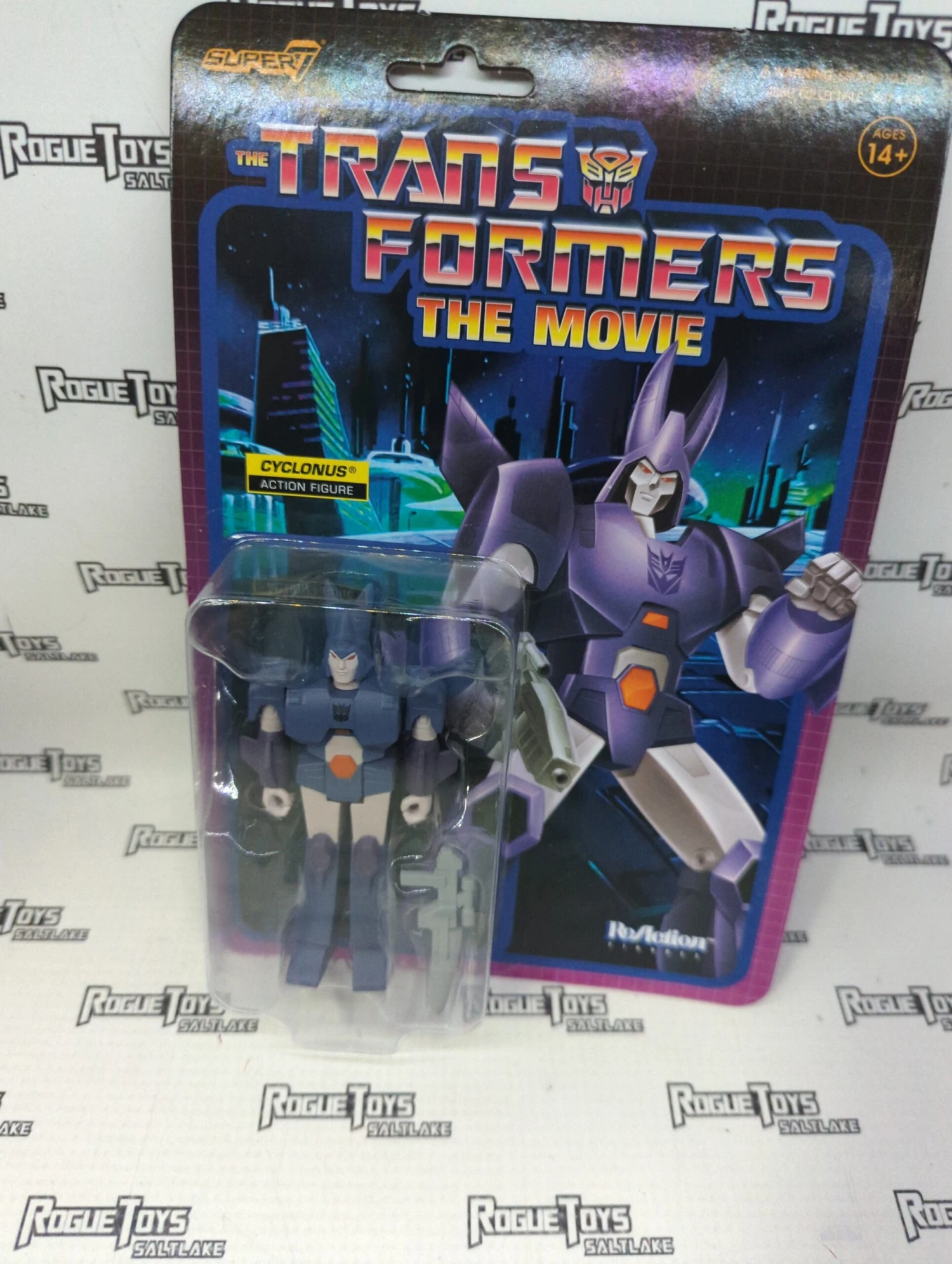 Salt Lake City Super 7 ReAction Figures Transformers The Movie Cyclonus 3 Salt Lake City Super 7 ReAction Figures Transformers The Movie Cyclonus