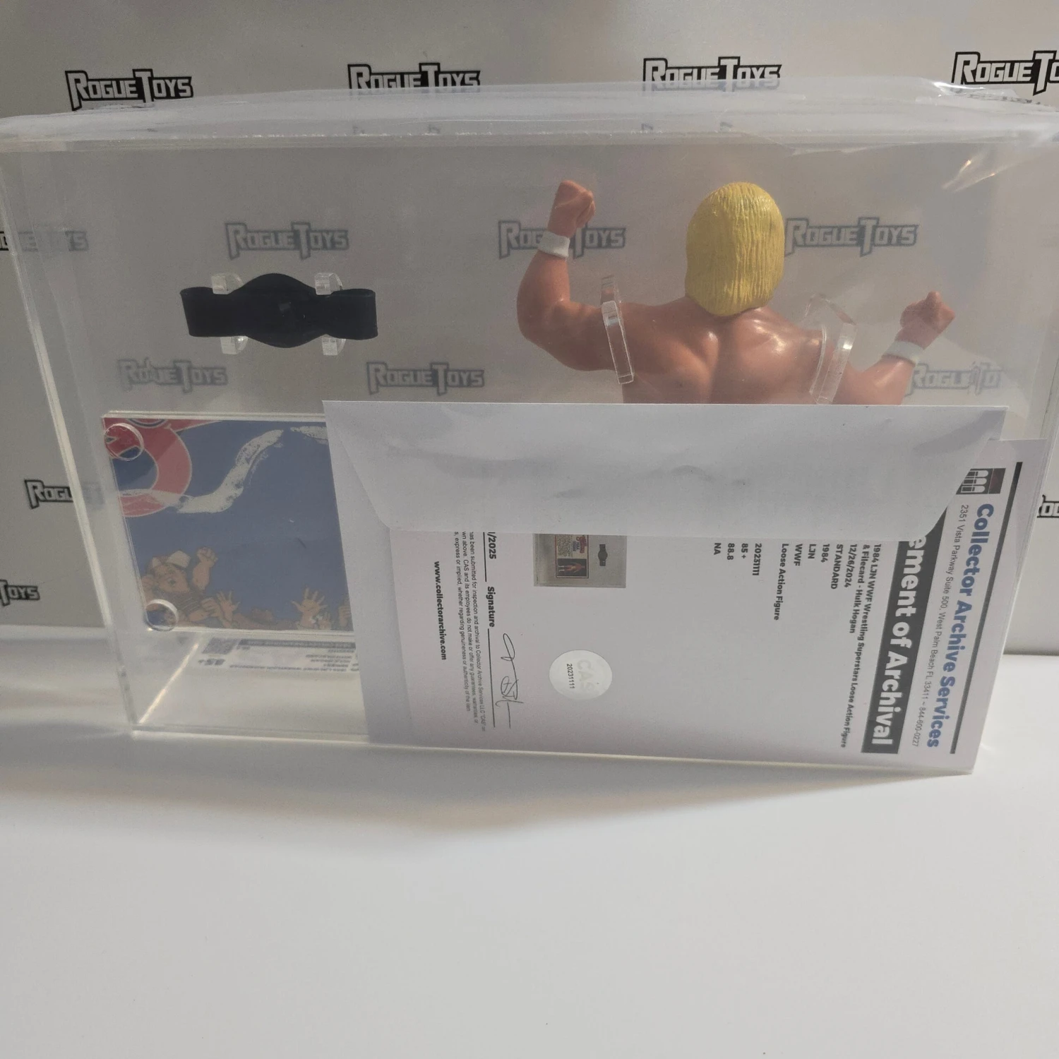 Rogue Toys Sanford LJN WWF Wrestling Superstars- Hulk Hogan (Series 1, CAS 85+) 4 Rogue Toys Sanford LJN WWF Wrestling Superstars- Hulk Hogan (Series 1, CAS 85+) - Image 2