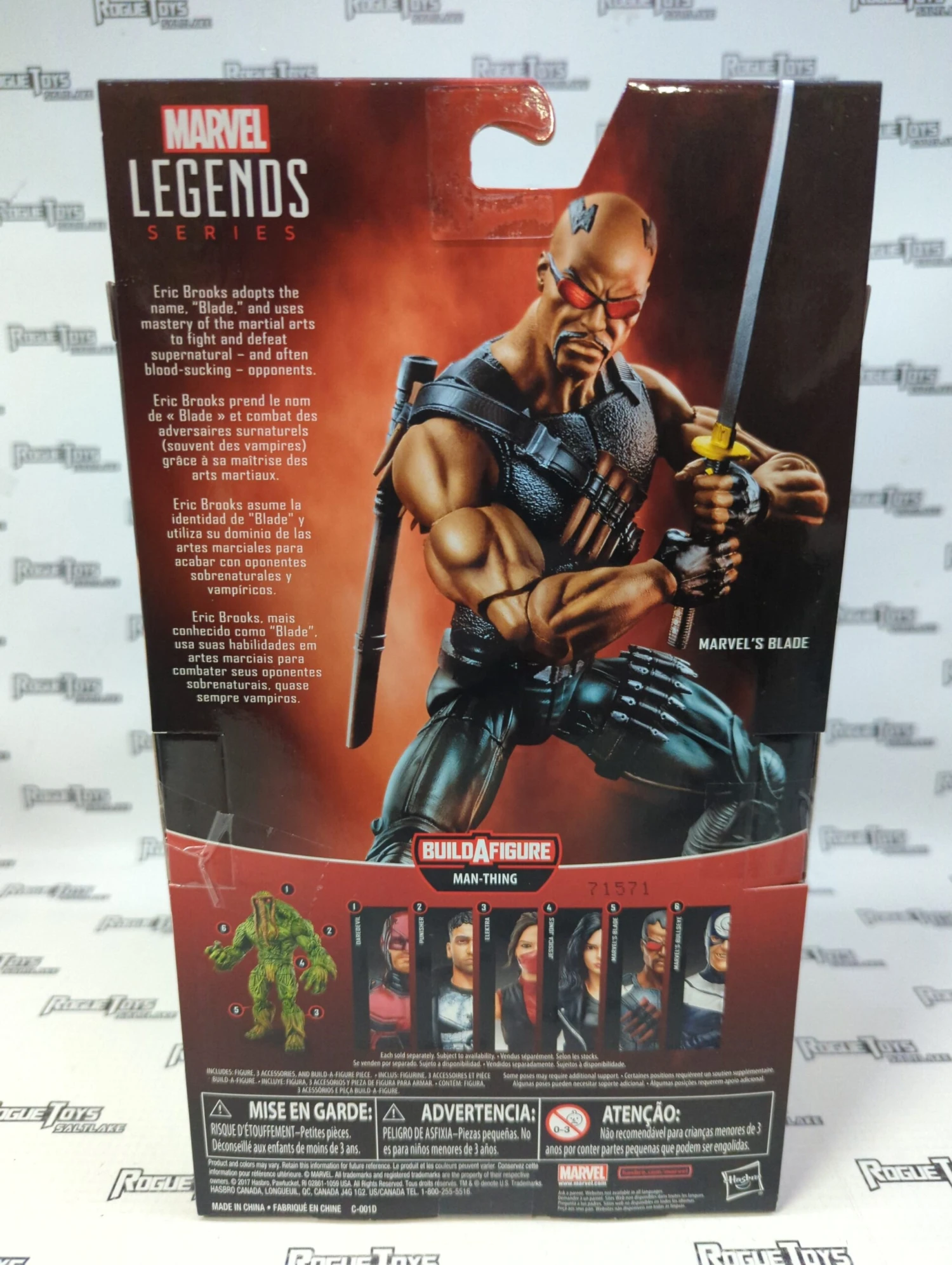 Salt Lake City Hasbro Marvel Legends Series Blade (Man-Thing BAF Wave) 4 Salt Lake City Hasbro Marvel Legends Series Blade (Man-Thing BAF Wave) - Image 2