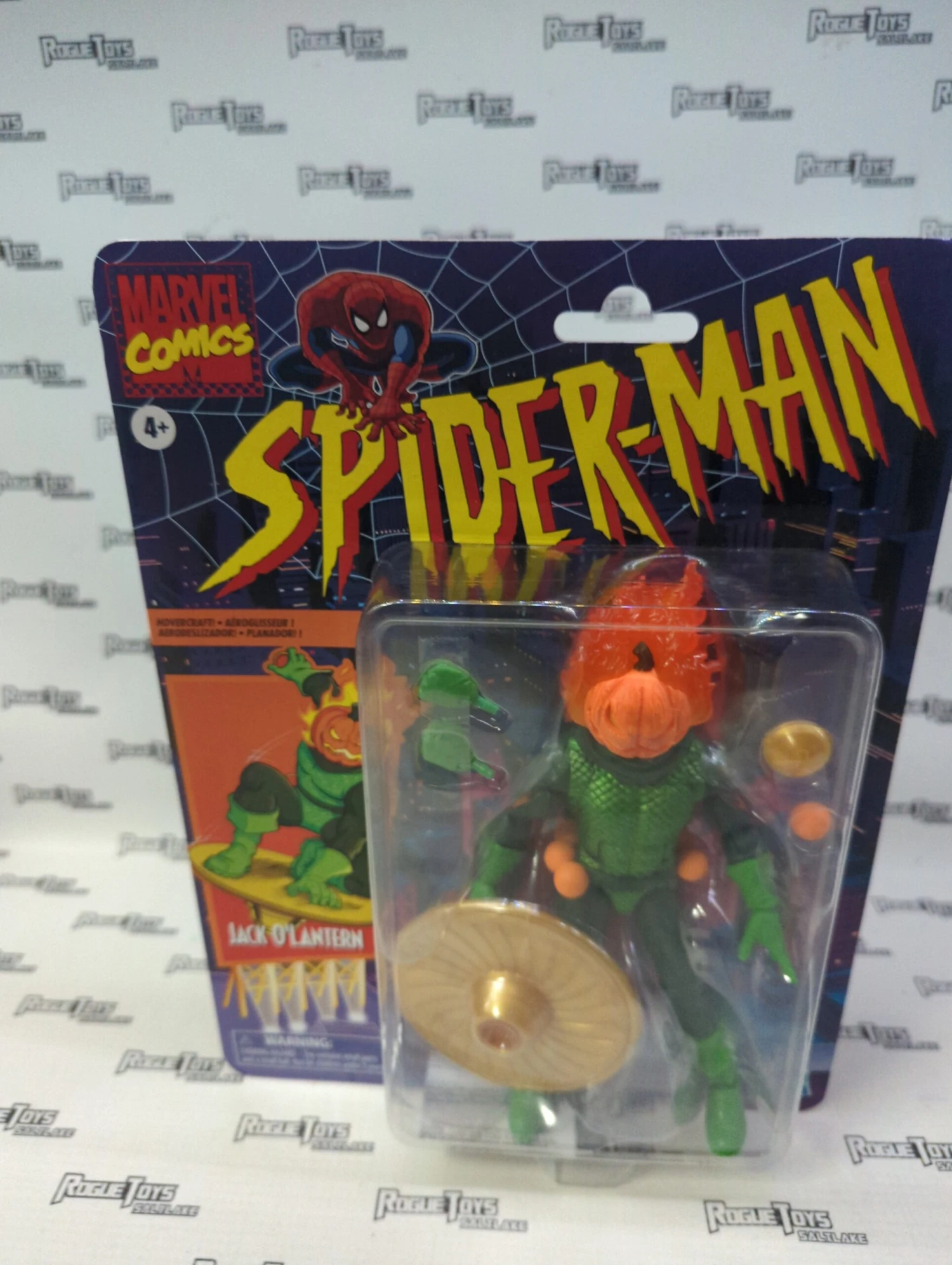 Salt Lake City Hasbro Marvel Legends Series Spider-Man Retro Card Jack O' Lantern 3 Salt Lake City Hasbro Marvel Legends Series Spider-Man Retro Card Jack O' Lantern